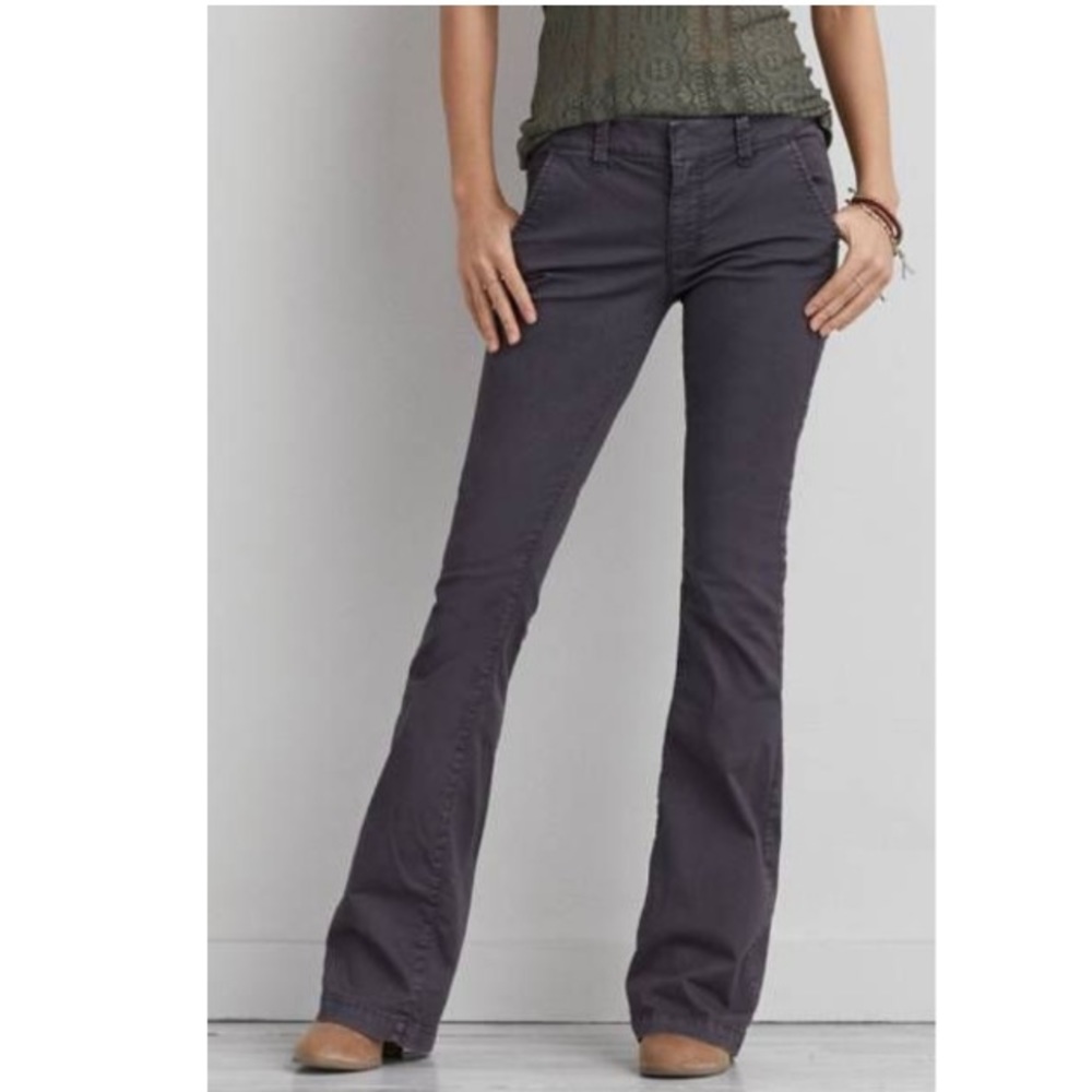 🔥 NWT 🔥 AE Boho Artist 6 X-Long Grey